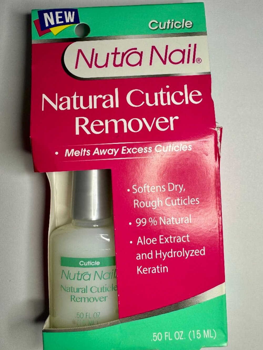 Nutra Nail Natural Cuticle Remover 15ml NIB